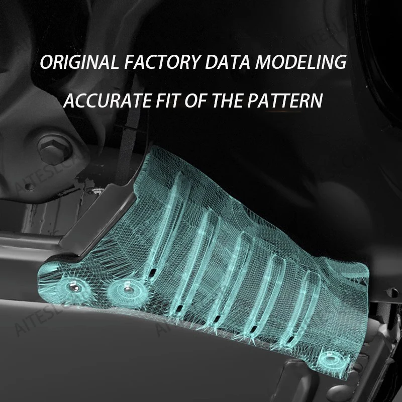 ل تسلا نموذج Y 2021-2024 المبرد الأنابيب الحرس سبائك الألومنيوم درع للبطارية تحت تركيب الهيكل دون الحفر