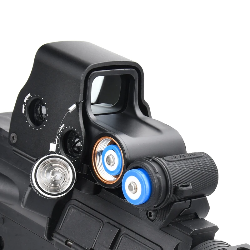 Picatinny Mounted 18650 CR123A Battery Holder Silent Spare Battery Storage Case For Night Hunting Thermal Digital Night Vision