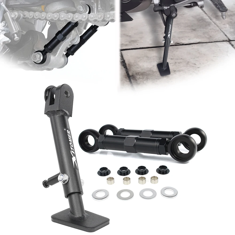 

For Honda NC700S 2012-2014 NC700X 2012-2020 NC750S NC750X 2014-2020 Motorcycle Adjustable Kickstand Side Stand & Lowering Links