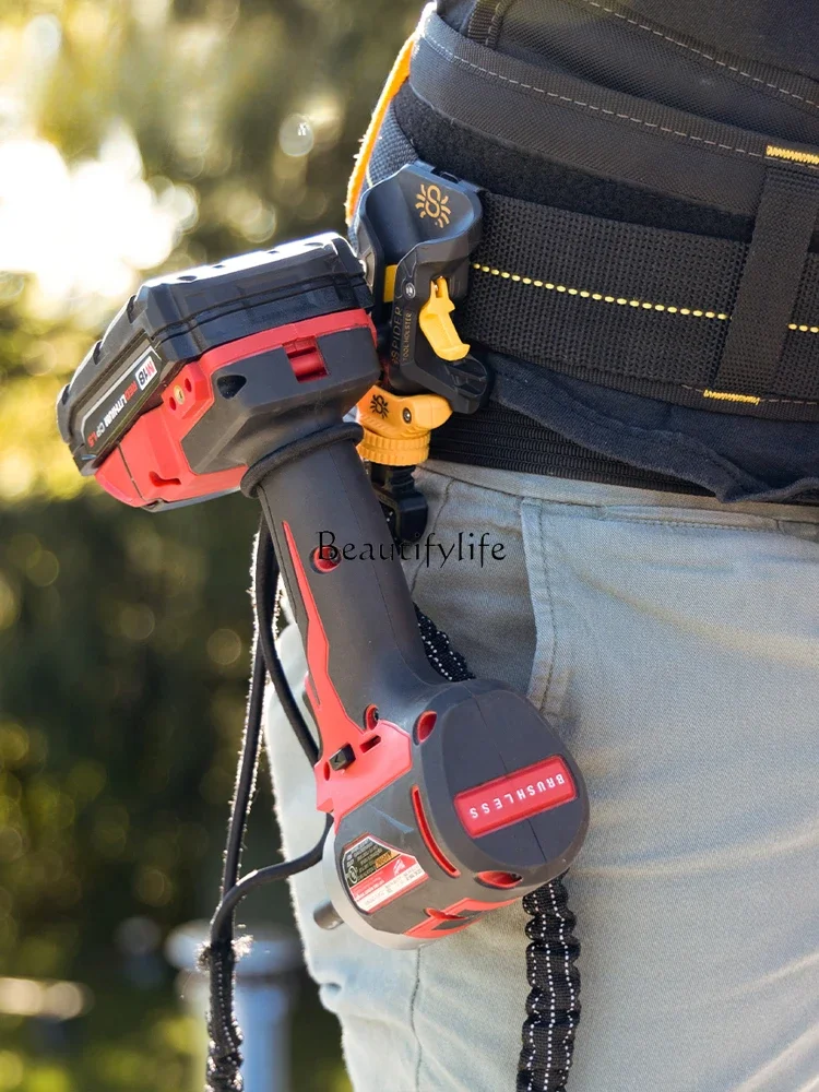 

*Tool quick hanging electric drill impact drill hanging portable waist hanging storage electric drill bag
