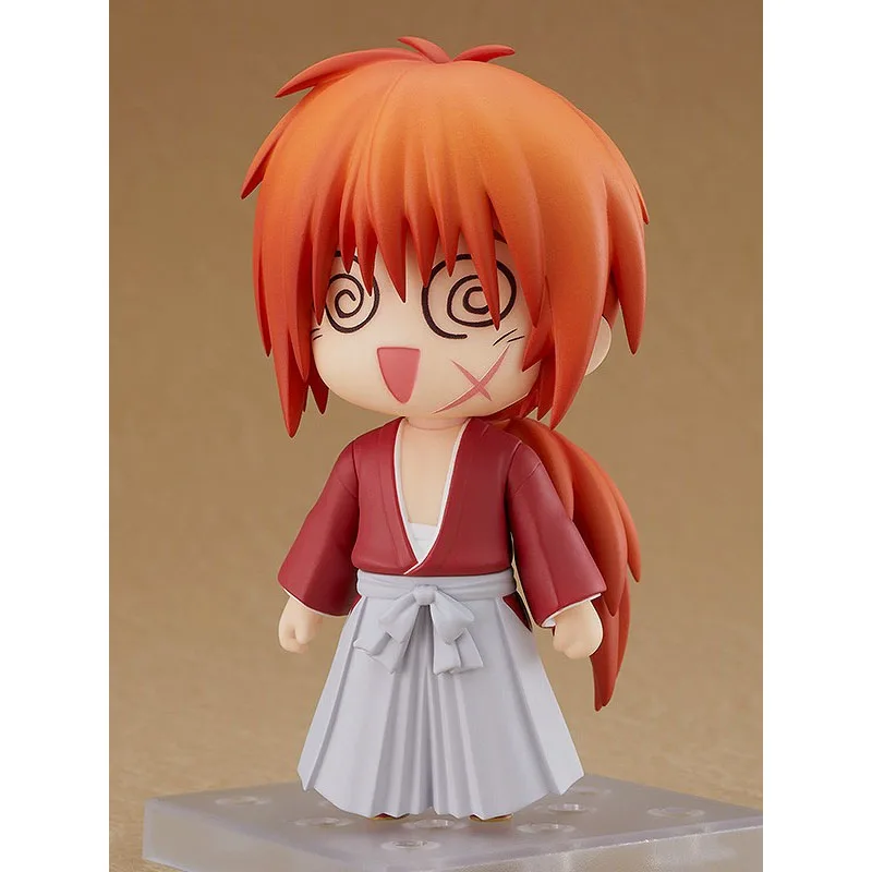 Good Smile Original Nendoroid Rurouni Kenshin Himura Kenshin 1613 joints Movable Anime Action Figure Toys For Boys Girls Gift