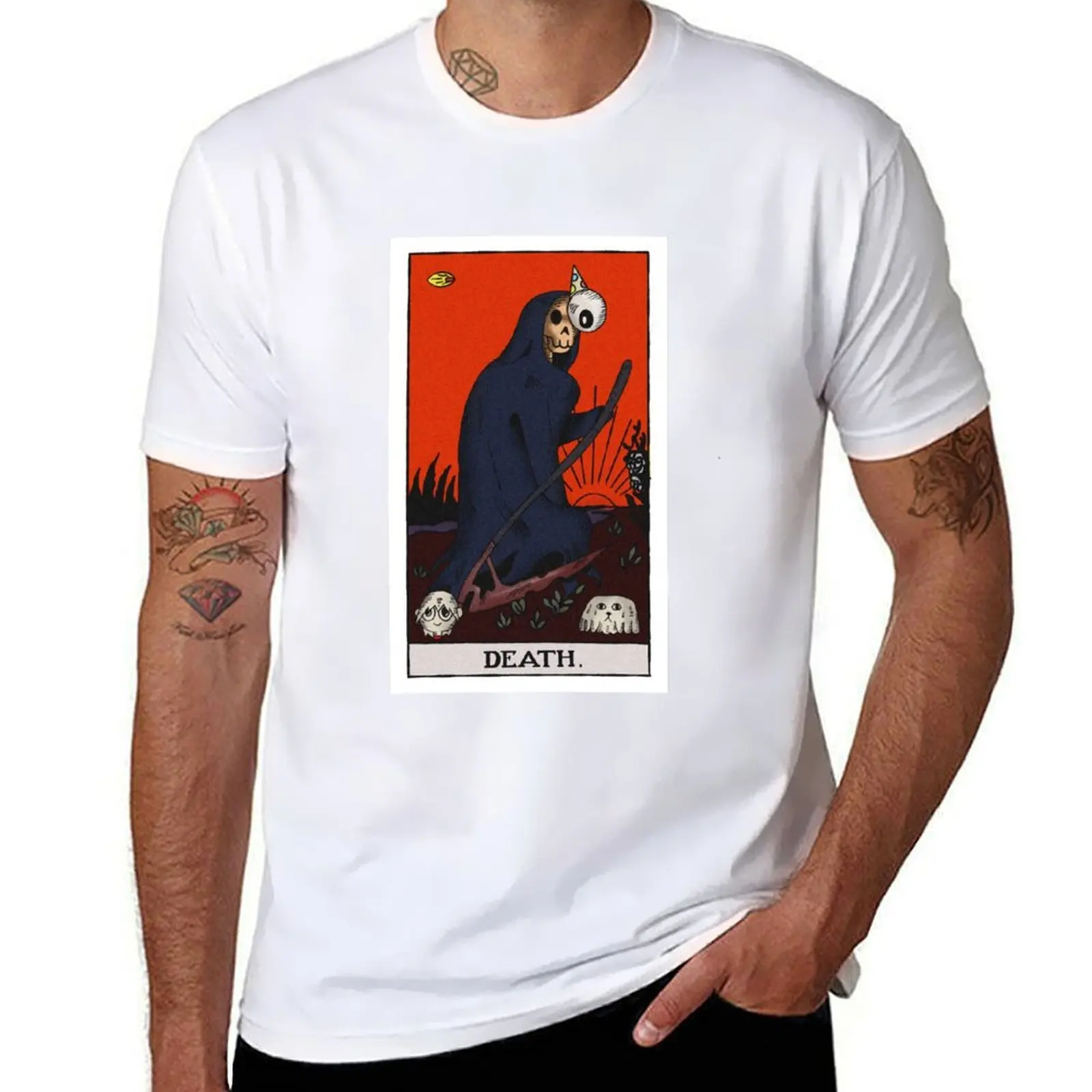 TAROT GOSPEL CARD MIDNIGHT THE T-Shirt Holiday All Match T-Shirt
