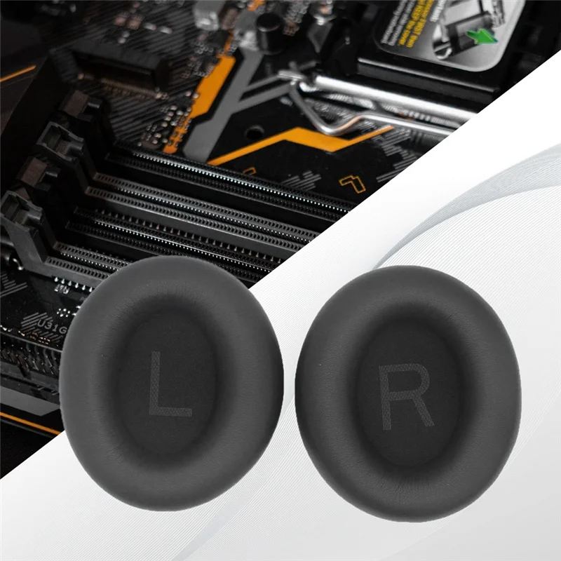 Pair of Headphone Cover for Anker Q45 Soundcore Life Headphone Easily Replaced Headphone Protector Sleeves Buckle Earpad