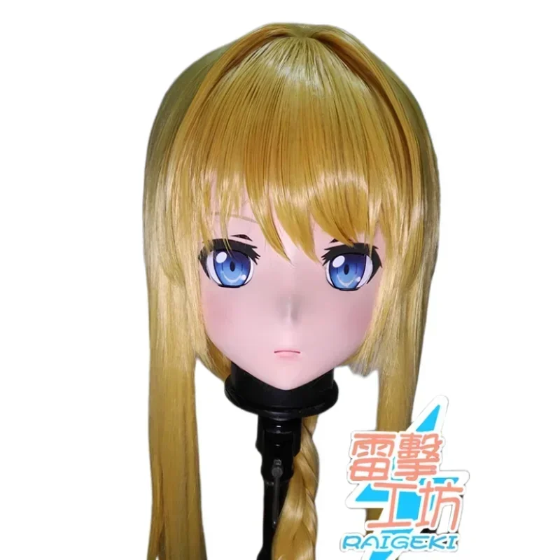 (RAIGEKI MAKS 76) Resina Lolita Crossdresser BAMBOLA BJD Cos Crossdress Testa Kigurumi Anime Alice Sintesi Trenta Maschere Cosplay