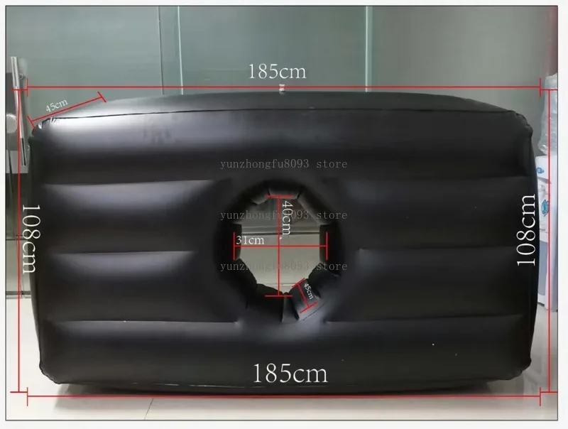PVC Inflatable Maternity Mattress, Comfortable Pregnancy Support Cushion for Body Positioning and Home Relaxation