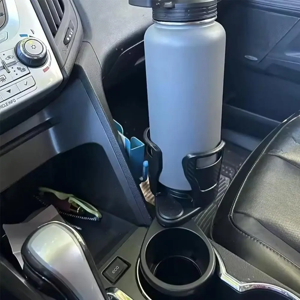 

Multifunctional Car Cup Holder Expander Expandable Dual Function Auto Drink Holder Organizer 2-in-1 Design