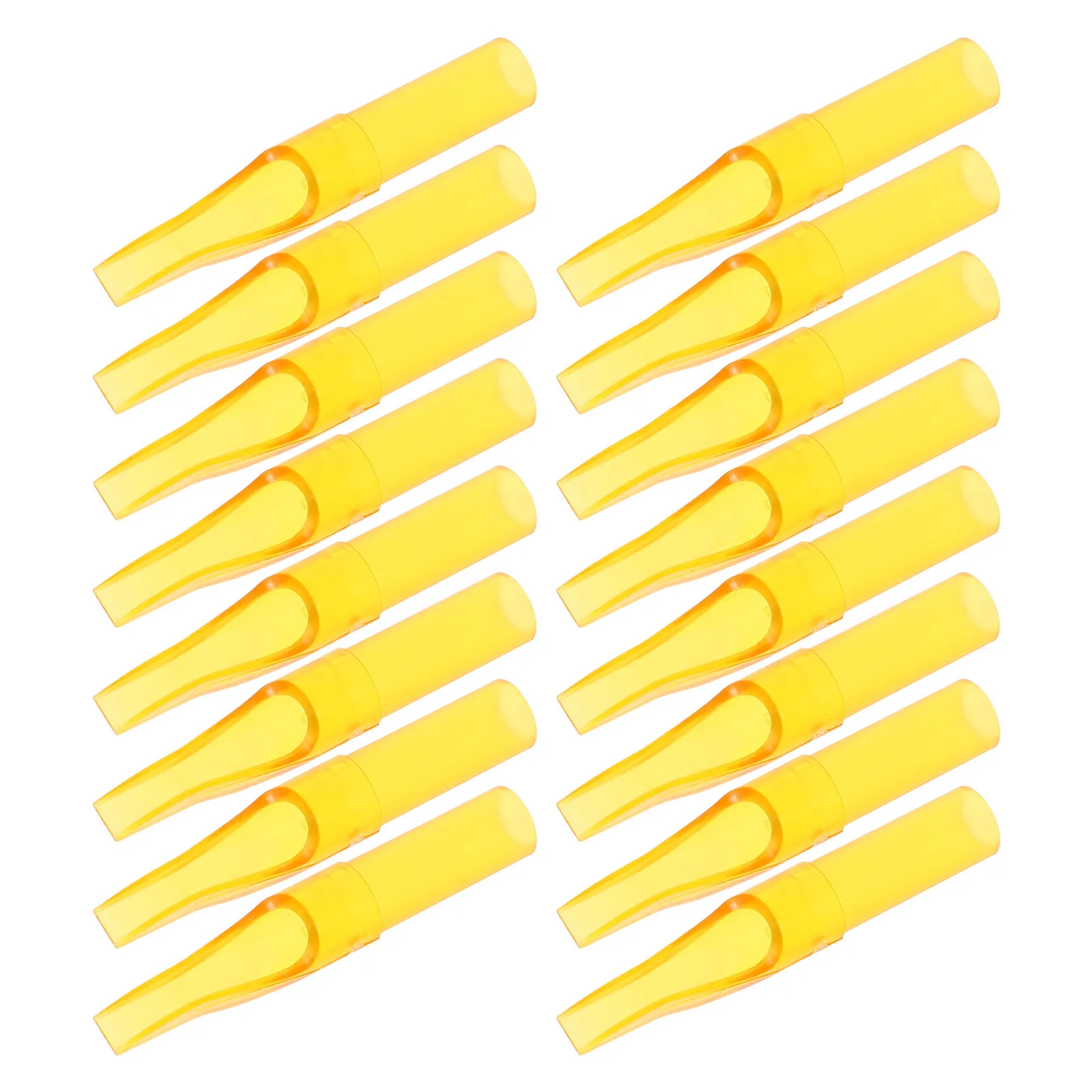 50Pcs Tattoo Tips Professional Plastic Nozzle Tips for Tattoo Guns Smooth Rounded Edges No Burrs High Capacity Ink Storage