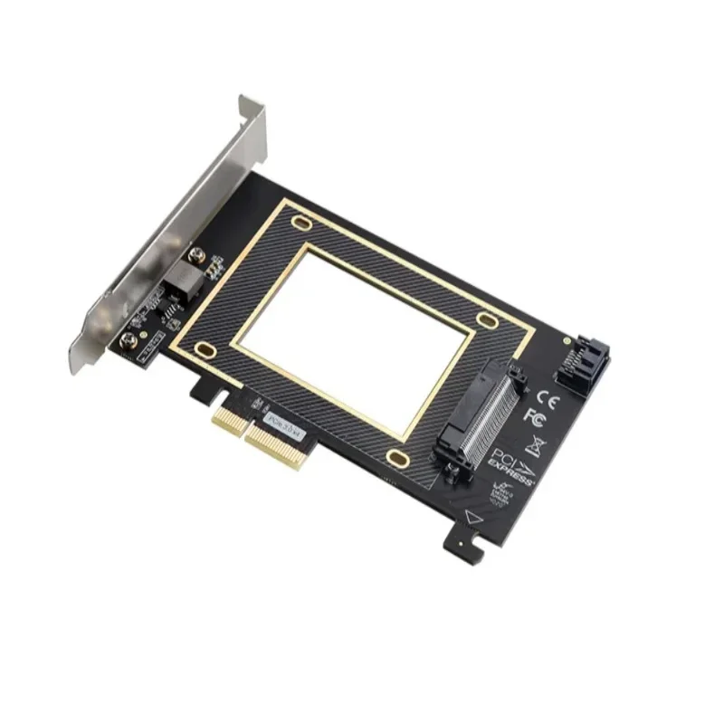 PCIE Riser PCI Express 3.0 X4 to U.2 SFF-8639 Adapter PCIe U2 SSD to PCI-E Expansion Card PCI Express x4 to 2.5 SATA Riser Card