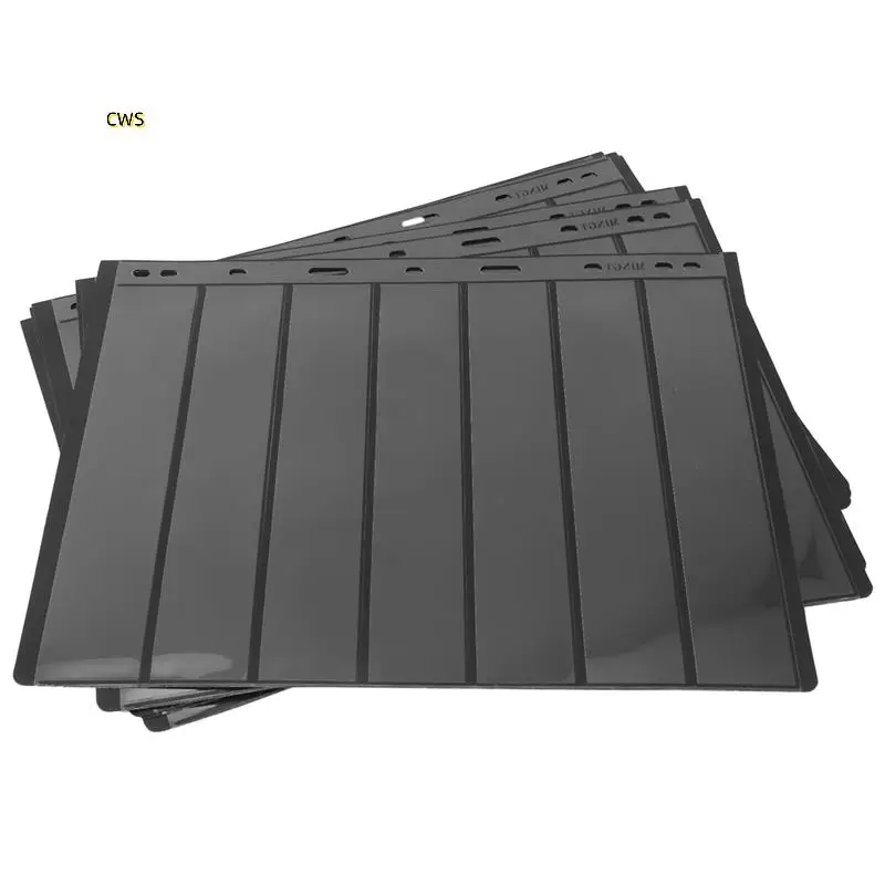 30 قطعة من حاملي ختم صفحة ختم شبكة الطوابع من ألبوم الطوابع PVC الداخلي ذو الأوراق السائبة