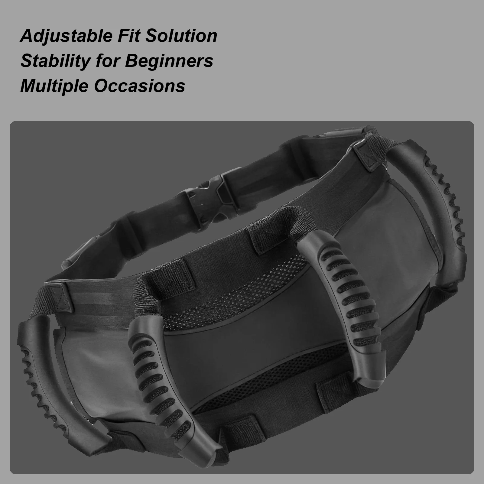 Motorcycle Backseat Handle Adjustable Safety Strap Children Anti-Slip Ride Support Grab For Riders Kids Adults ATV Snowmobile