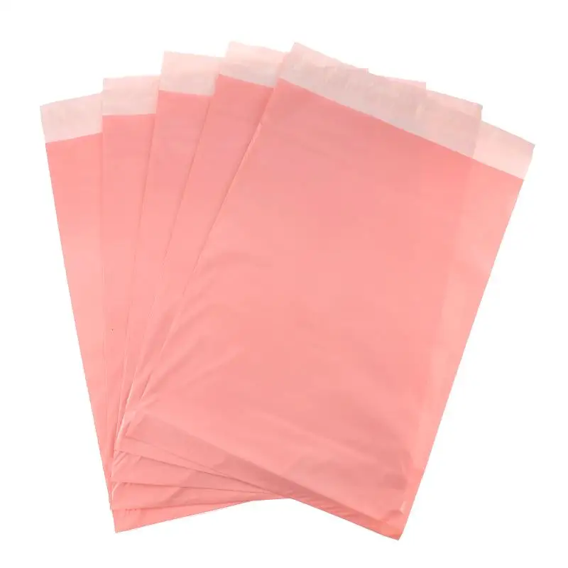 100Pcs Pink Plastic Mailer Shipping Bags Waterproof Mailing Envelopes Self Seal Post Transport Bags Courier Bag Packaging Bags