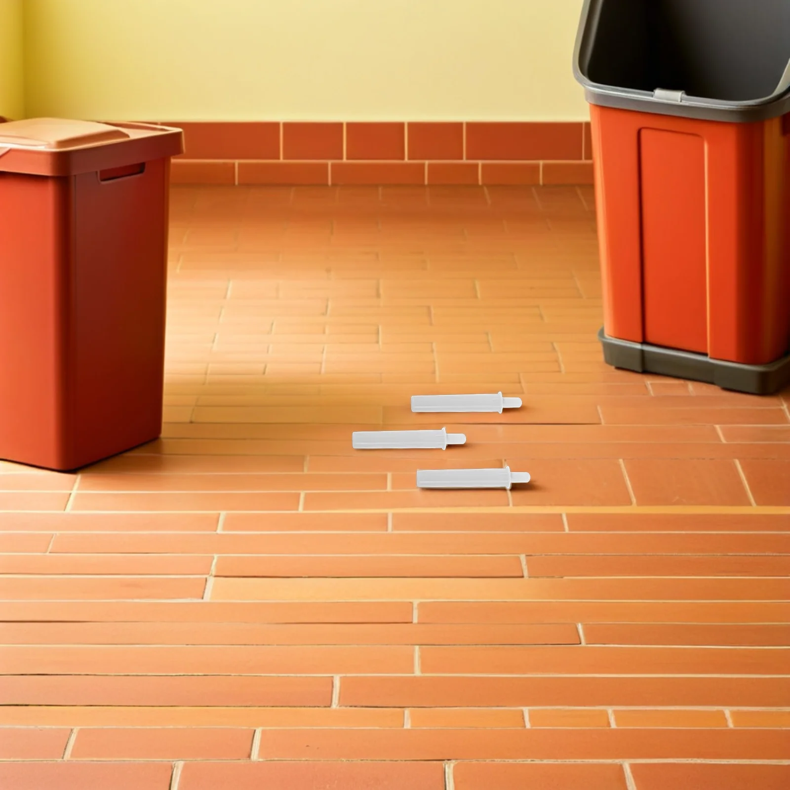 

4pcs Trash Can Lid Damper Soft Close Hydraulic Piston For Silent Closure Wastebasket Replacement Part Kitchen Bathroom Use Slow