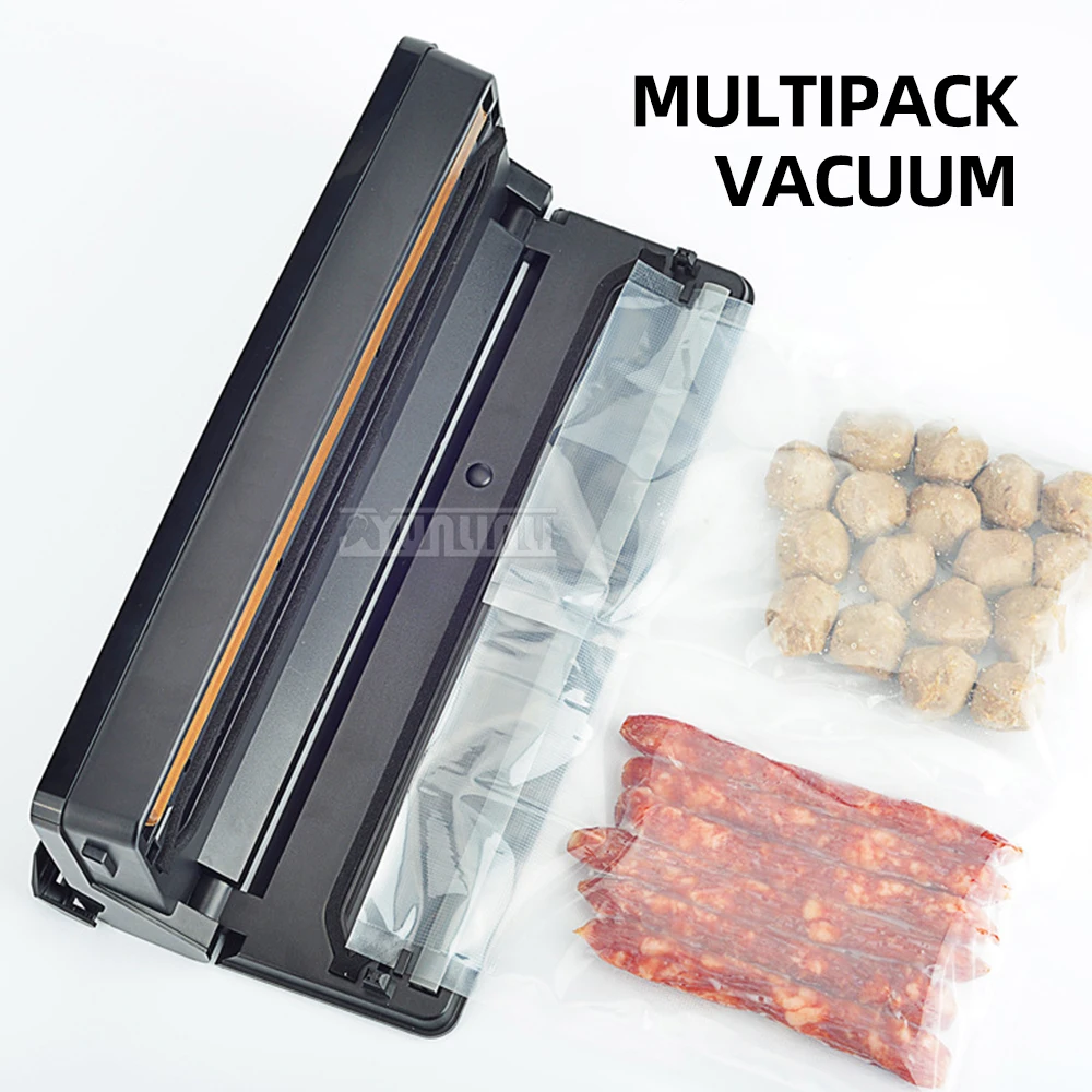 ماكينة تغليف الطعام الكهربائية Envasadora Al Vacío تخزين المواد الغذائية المنزلية مع أكياس مع 5 أكياس تخزين Sellado Al Vacío