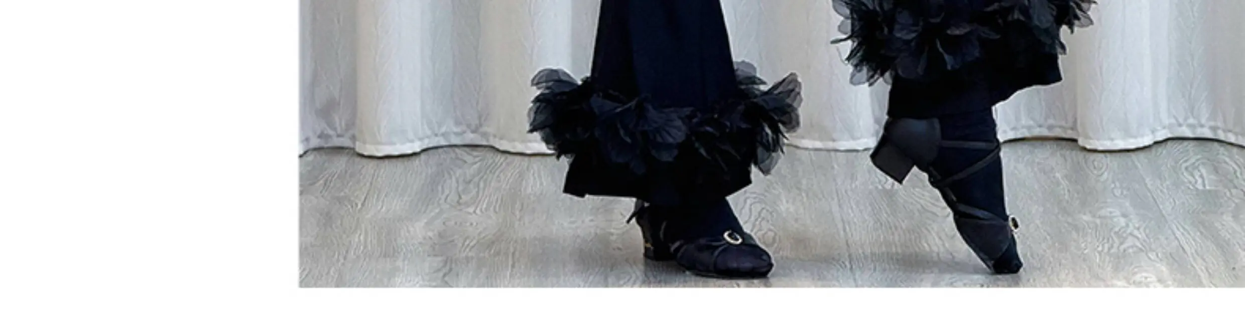 Kinder-Latin-Tanz-Übungsanzug für Mädchen, langärmelig, Overall, Oberteile + Hosen, 2-teilig, Winter, Rumba, Cha-Cha, Gesellschaftstanz, Performance-Kleidung – Detail 5
