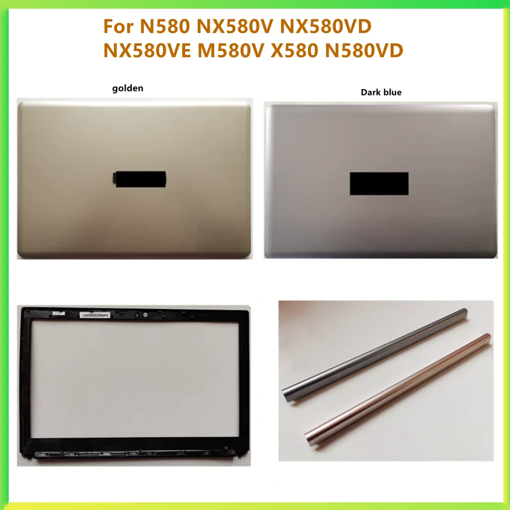 Nowa tylna pokrywa LCD do laptopa Obudowa z przednią ramką Obudowa do ASUS N580 NX580V NX580VD NX580VE M580V X580 N580VD Obudowa