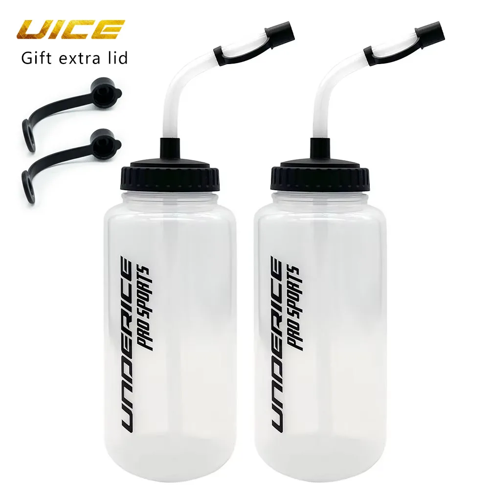 UICE Sports Water Bottle 1000ML Boxing Water Bottle PP/LDPE Ice Hockey Water Bottle BPA Free Hockey Accessories Sports Equipment