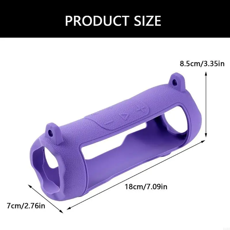 Gouchée en silicone légère E0BB pour coque du boîtier poussière 7 Travel Enceinte