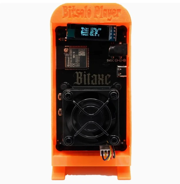 NerdQaxe ++ 4.8TH/s 75W ASIC Miner BTC Miner Open-Source Home Bitcoin Miner (وصل واي فاي فقط)