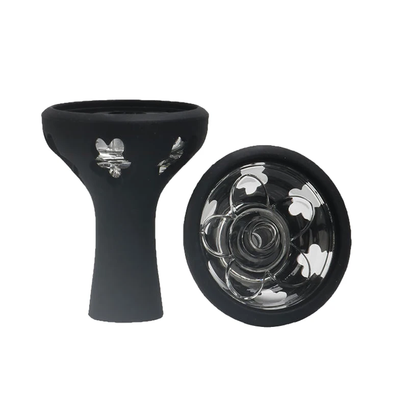 Crystal Ssilicone Hookah Bowl Design Shisha Pot Flower Shisha Bowl Hookah Accessories