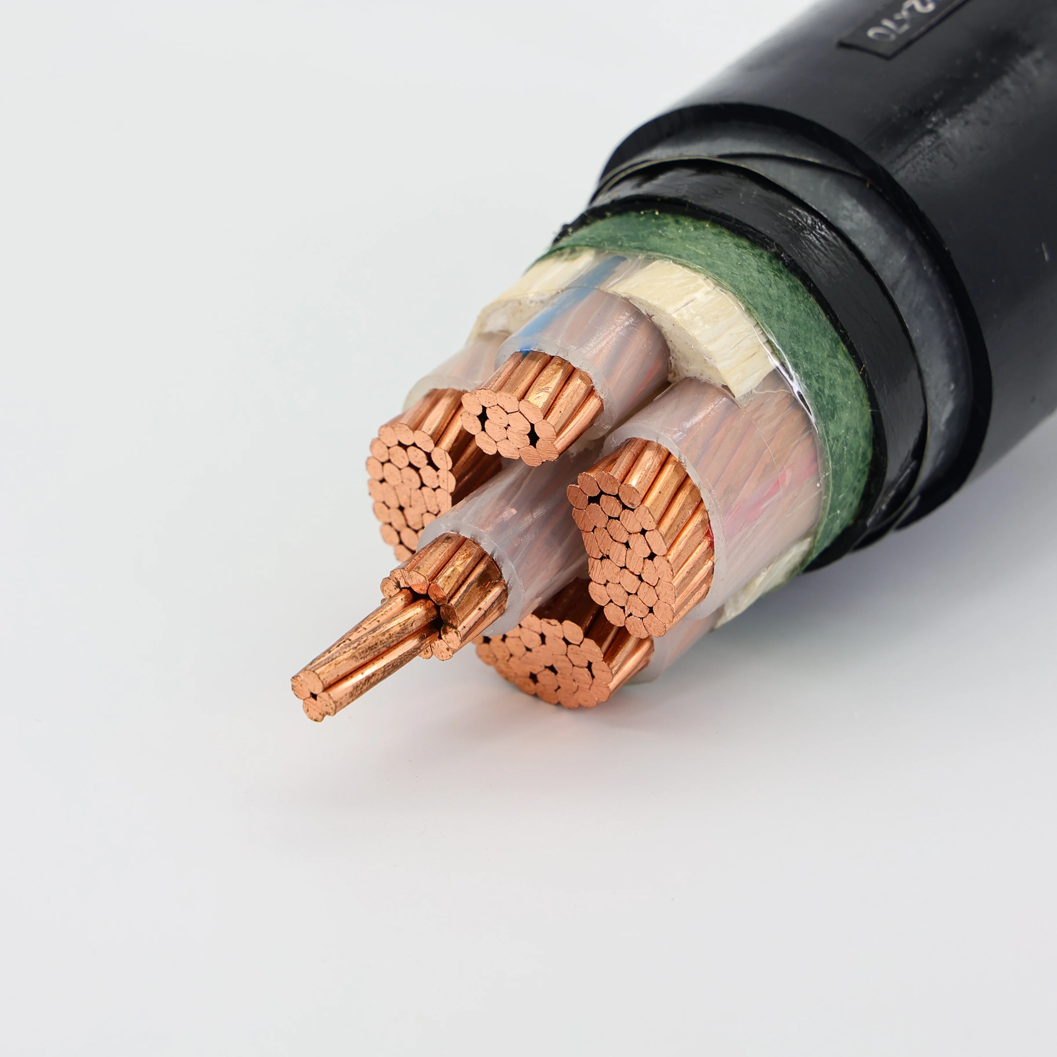 

【From China】0.6/1kv Pure Copper 2-Core Electrical Cable XLPE Insulated PVC Sheath Non-Armored Power Cable Size 16mm-300mm for In