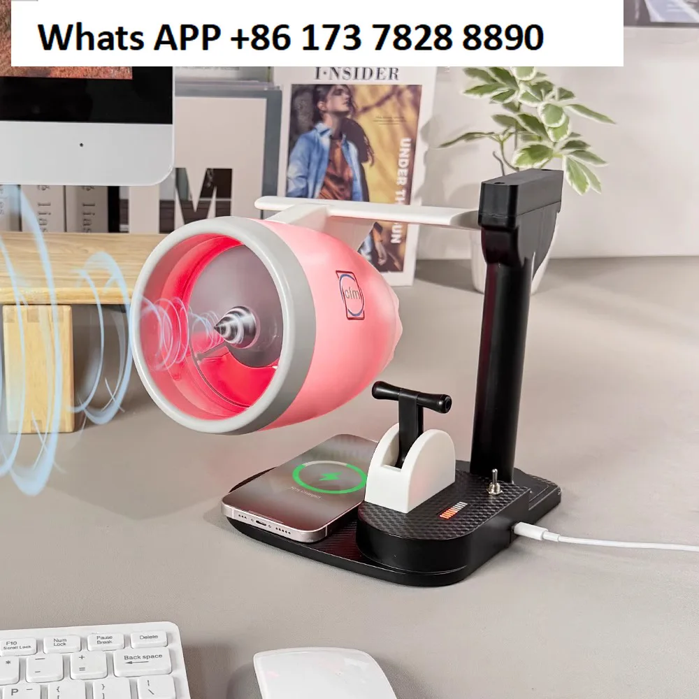 

Desktop turbofan aircraft engine creative fan humidification spray with light desktop turbofan