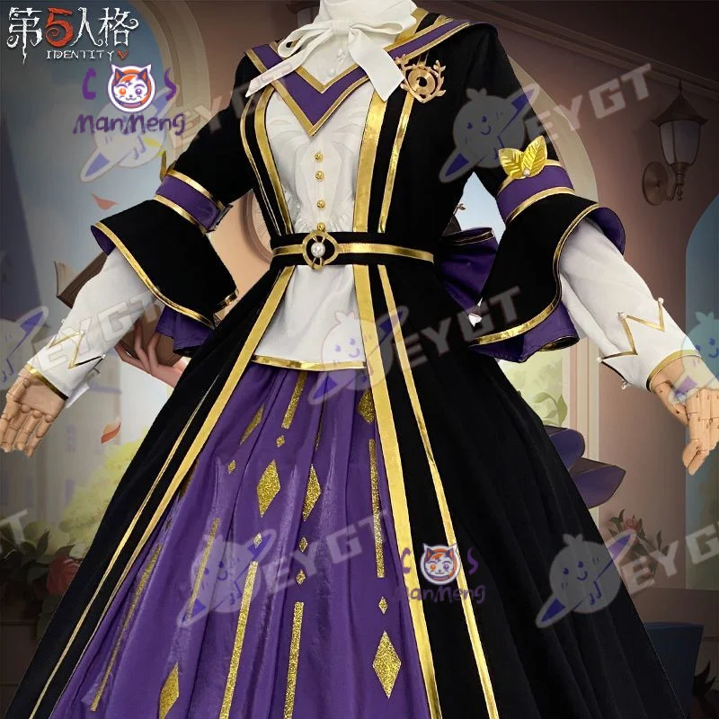 

Game Identity Ⅴ Mary Bloody Queen Cosplay Costume Coat belt shirt dress prop brooch set Halloween new men women fashion uniform