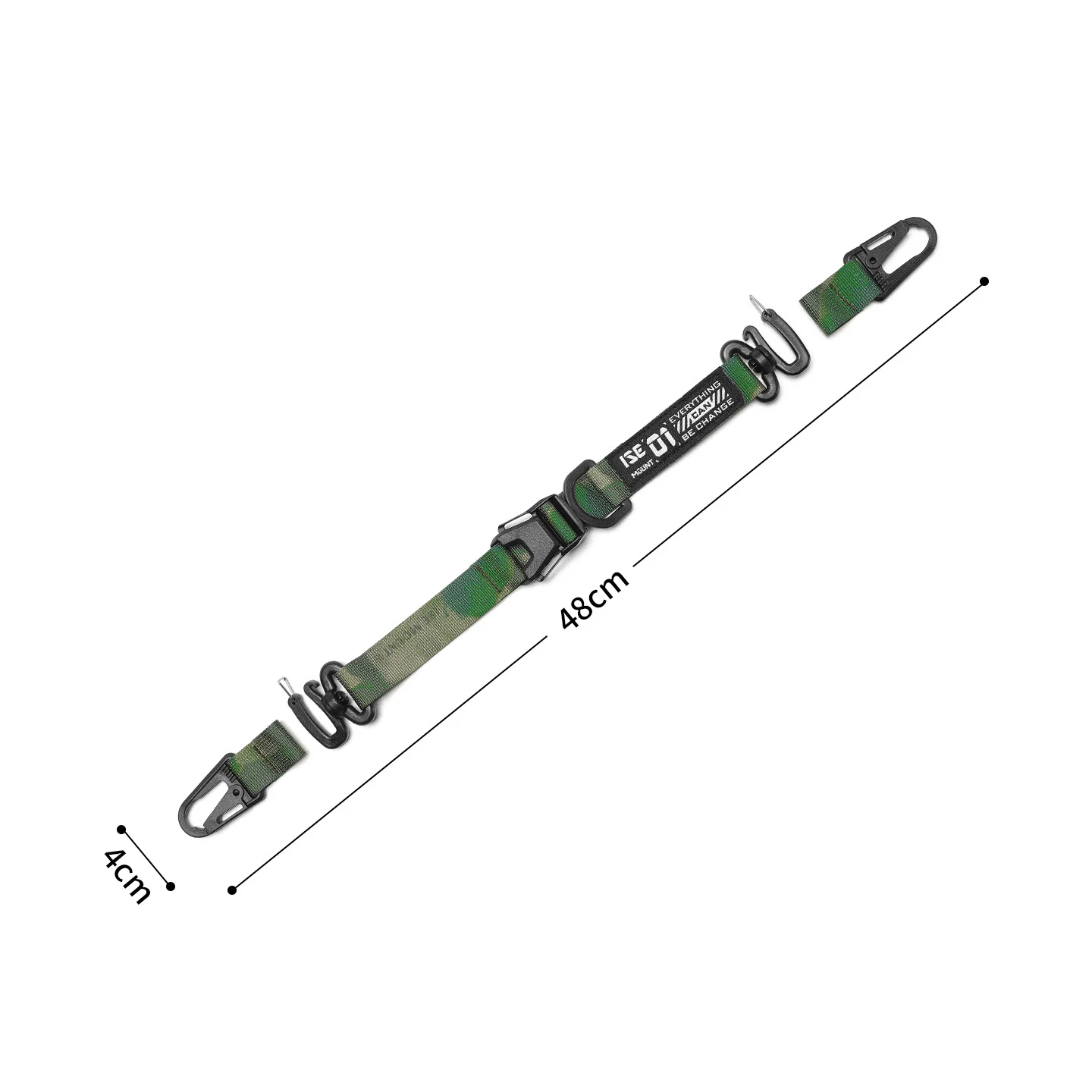 HDIRXG Outdoor Camping Hangriem Draagbare Verstelbare Handriem Multifunctionele Wandel- en Campinguitrusting Tactische riem