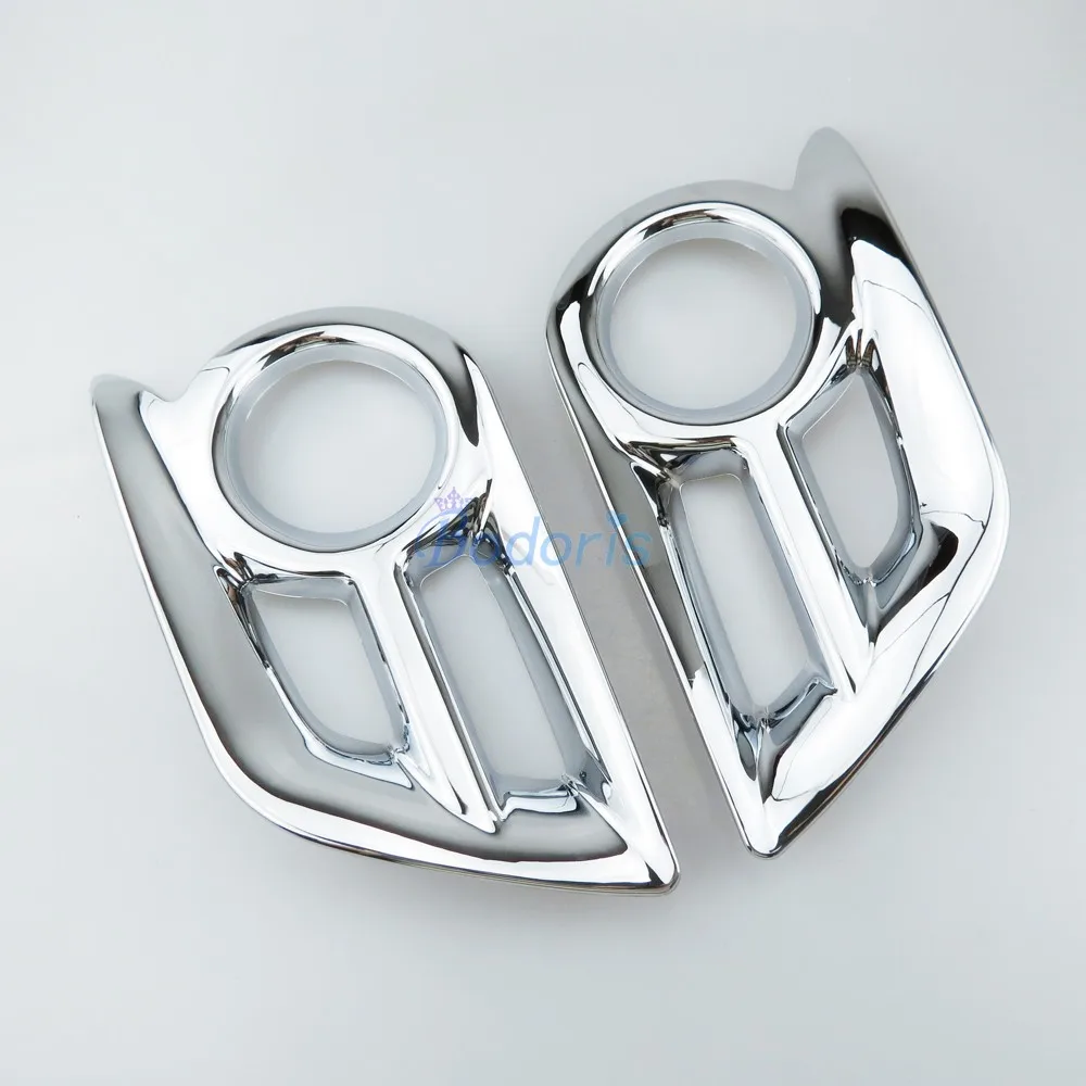 

For Toyota Hilux Vigo 2012-2014 Front Fog Lamp Cover Light Protector Trim Sticker Panel Frame Chrome Car Styling Accessories