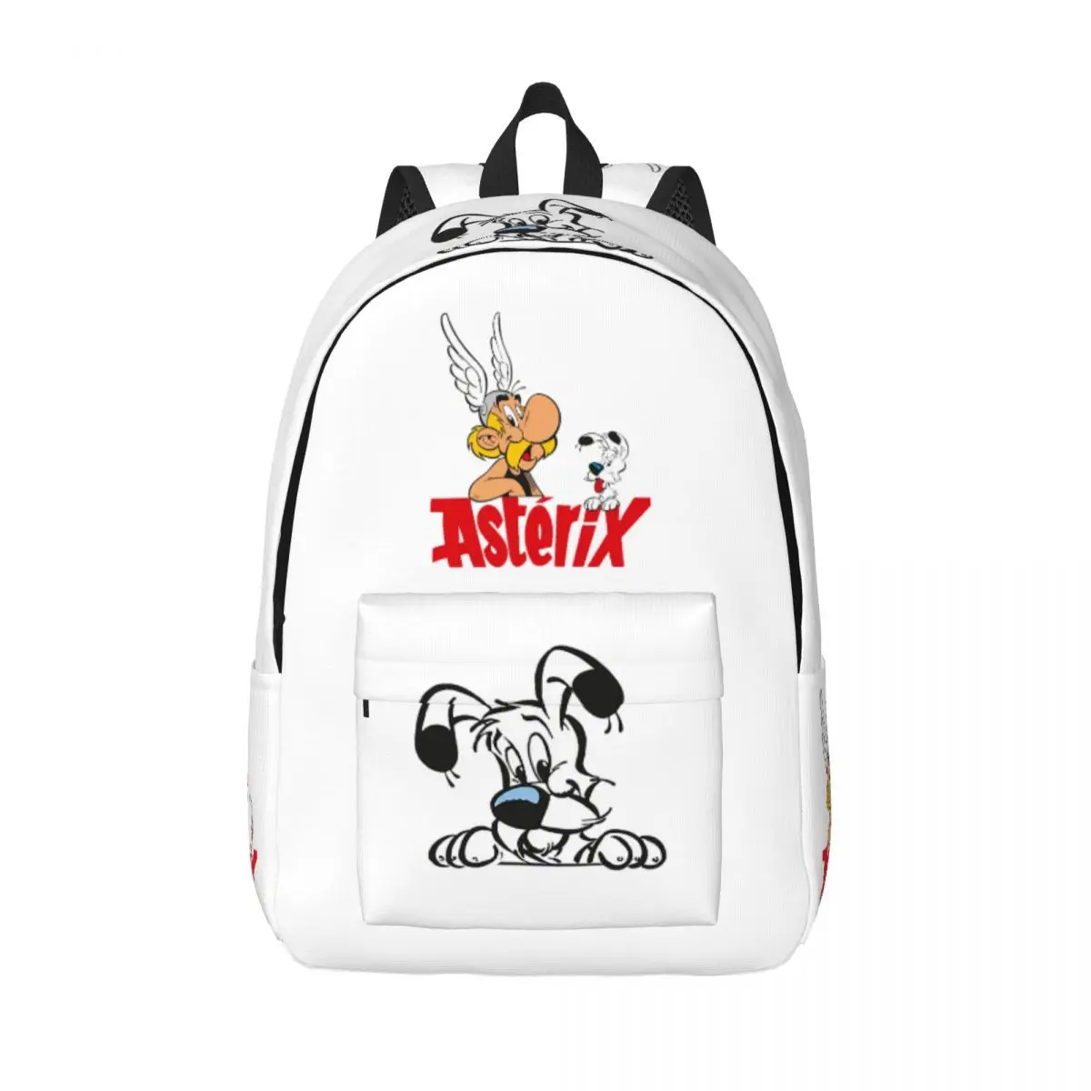 Dogmatix-mochila informal para hombre y mujer, bolso de hombro ligero para estudiantes, trabajo, Asterix y Obelix, Daypack, Universidad