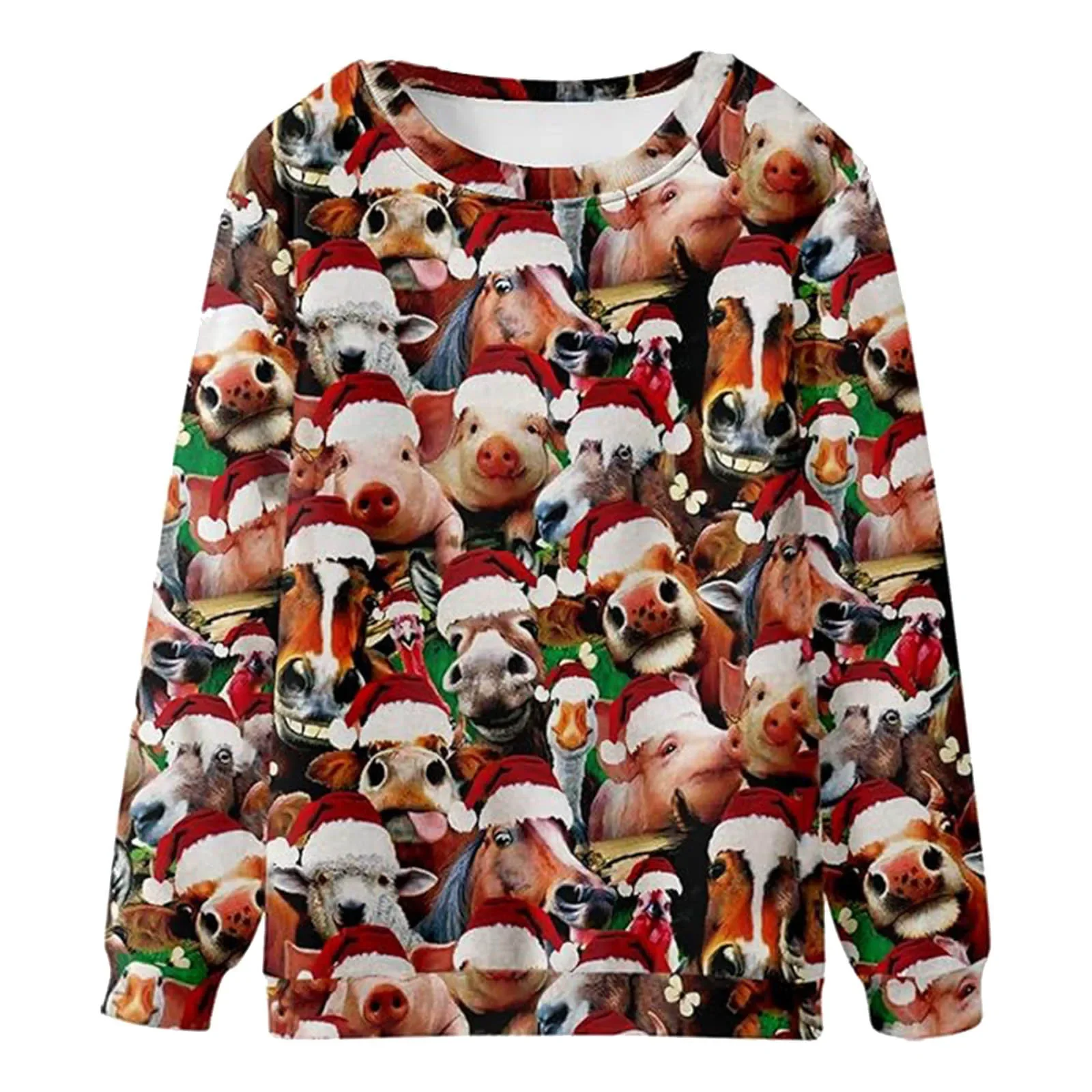 

Men Ugly Christmas Sweatshirt Pullover 2023 Autumn Winter Xmas Jumpers Tops 3d Funny Printed Holiday Party Sweatshirt Clothing