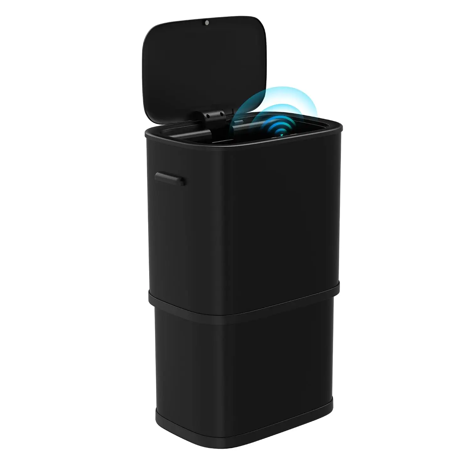

16 Gallon/60L Automatic Trash Can for Kitchen, Motion Sensor Stainless Steel Garbage Can with Lid, Touchless, Customized