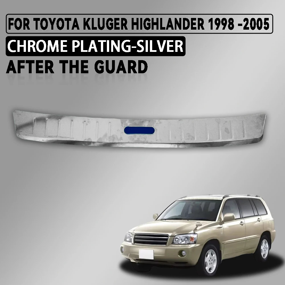 

Abs Chrome Plated Silver Car After The Guar Cover Trim For Toyota Kluger Highlander 1998 2005 Car Accessories Exterior Decorate