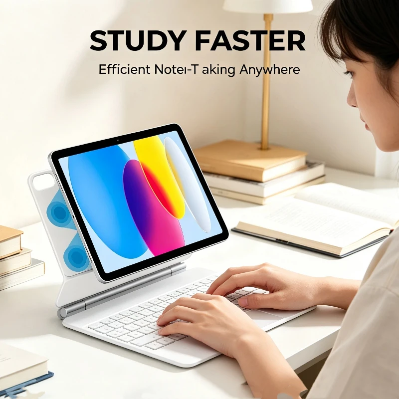 Tablet Keyboard Case - Custodia Folio con Tastiera TouchPad e