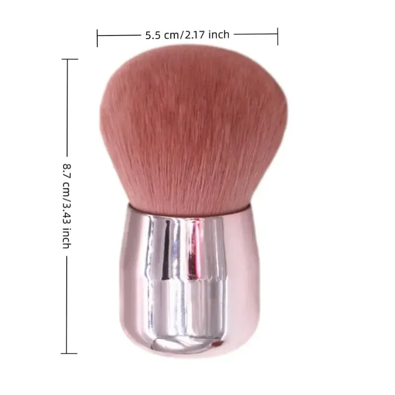 1/4Pcs Professionals Nails Art Mushroom Brush Round Paint Gel Dust Cleaning Make Up Brush Manicure Design Accessorie