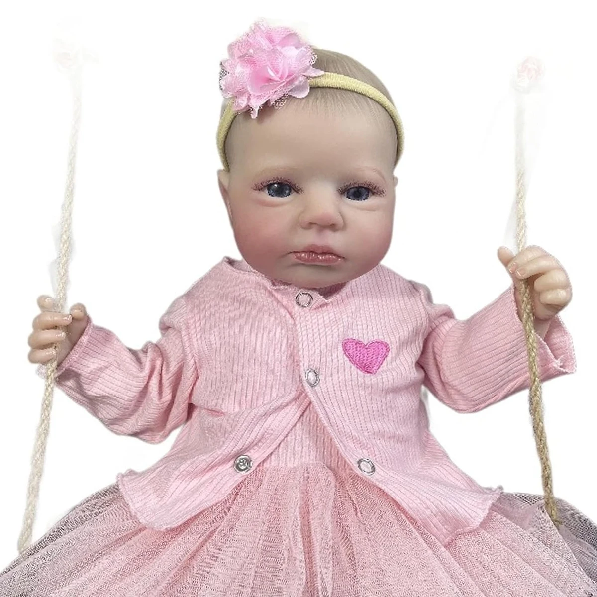 JOYORA リボーンドール リアルな開いた目 理想的なコレクション玩具 ギフト 全年齢向け クリスマスギフト リアルな高品質 手作り