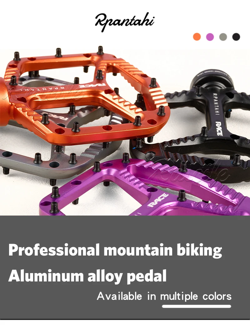 Rpantahi Mountainbike-Pedale: Ultraleichte Aluminiumlegierung, Speed Drop XC Offroad Anti-Rutsch-Pedale – Detail 1