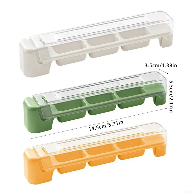 2 piezas Cubos flexible fabricante cubitos bandeja forma rectangular cubitos moldes hx6c