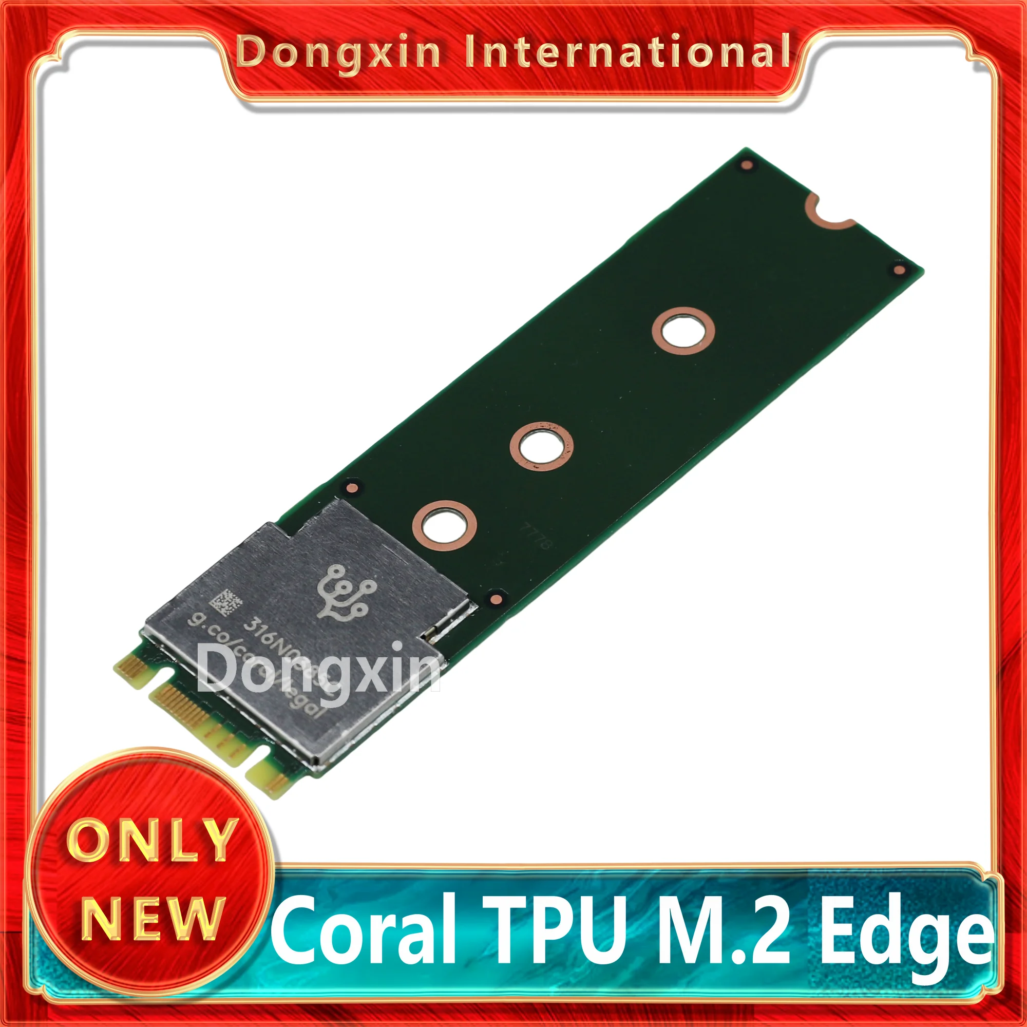 Coral TPU M.2 Edge(G650-04686-01) Accelerator B+M Module