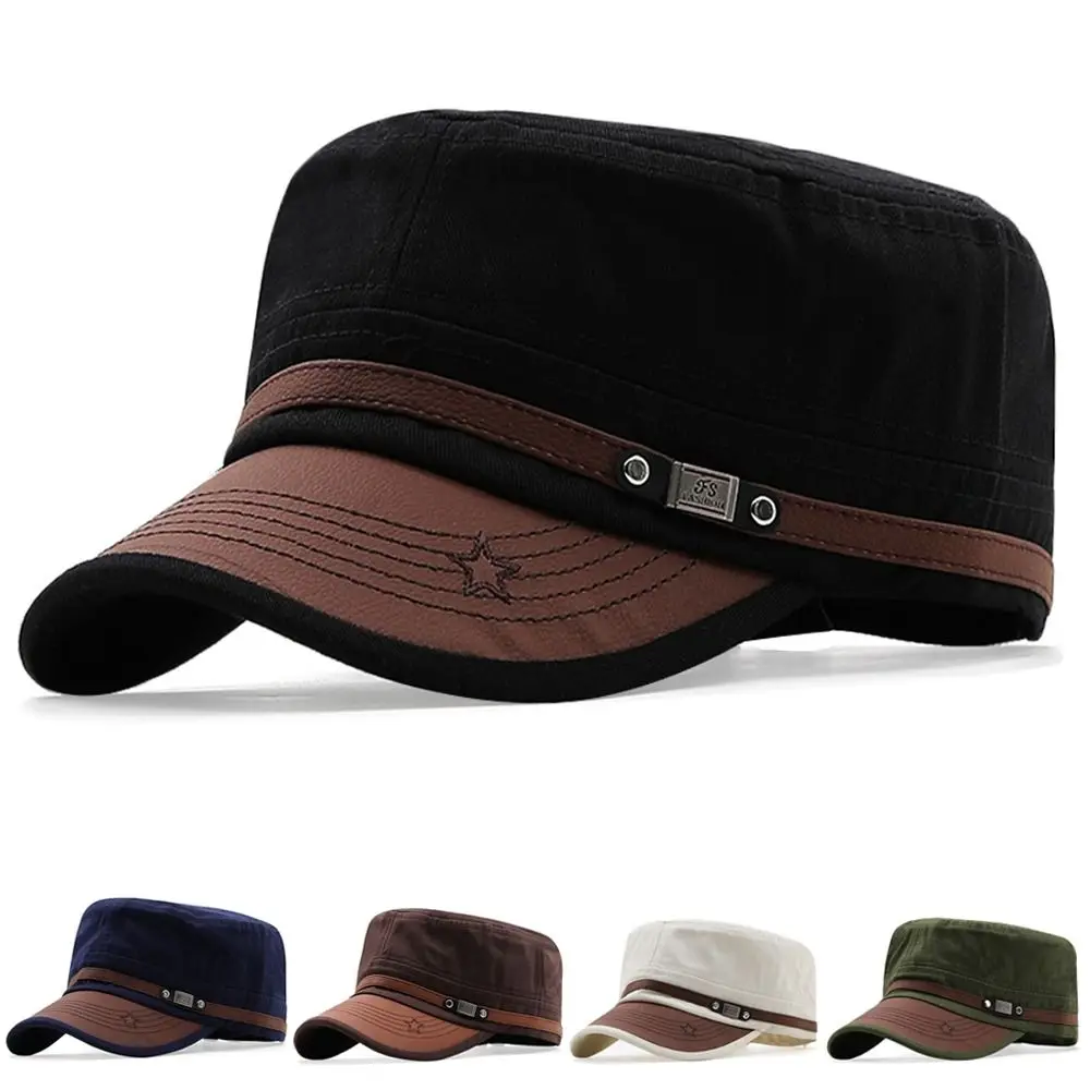 

Spring Summer Breathable Adjustable Cadet Hat Sun Cap Baseball Cap Hat