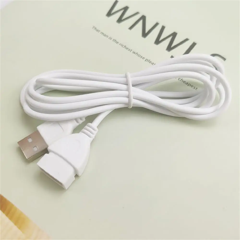 1/2/3PCS Beige White Data Line Wide Scope Of Application Spare Parts Extension Cord Usb Male To Female Usb Male To Female