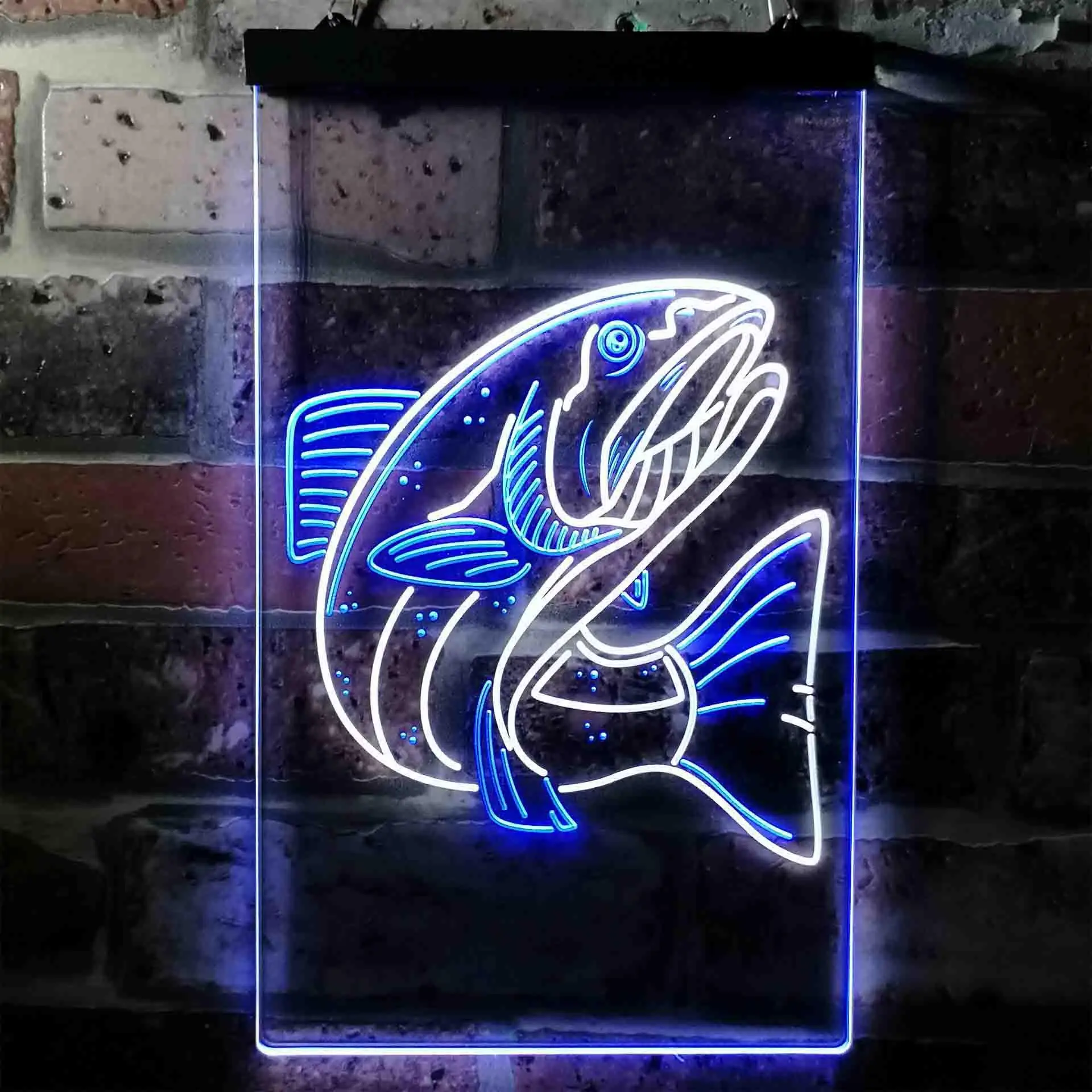 

Salmon Fish Dual Color Led Neon Sign st6-i3726
