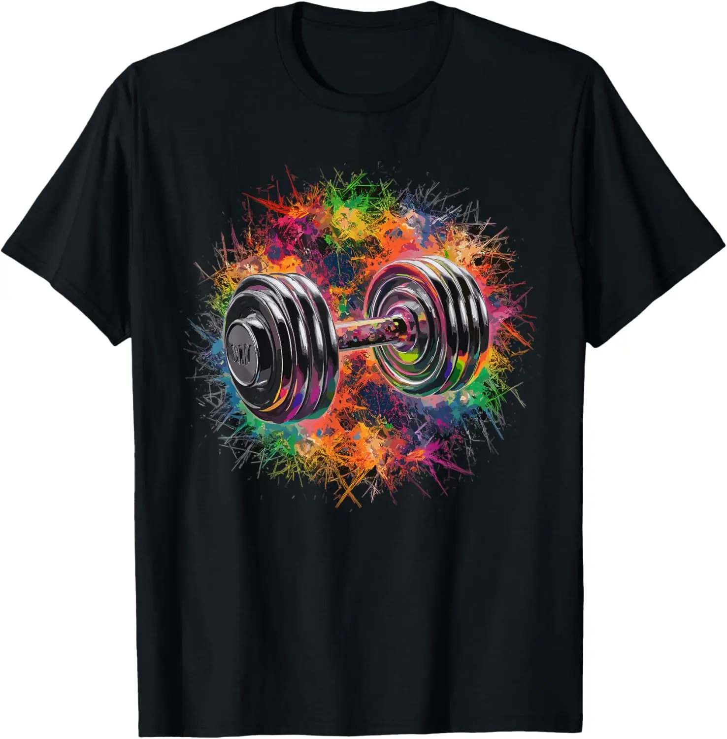 Graphic Gym Dumbbells T-Shirt