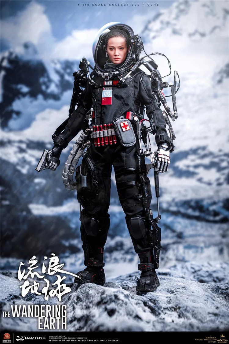 DAMTOYS DMS036 1/6 The Wandering Earth Rescue Unit CN171-11 Medical Soldier Zhou Qian Full Set 12\'\' Action Figure In Stock