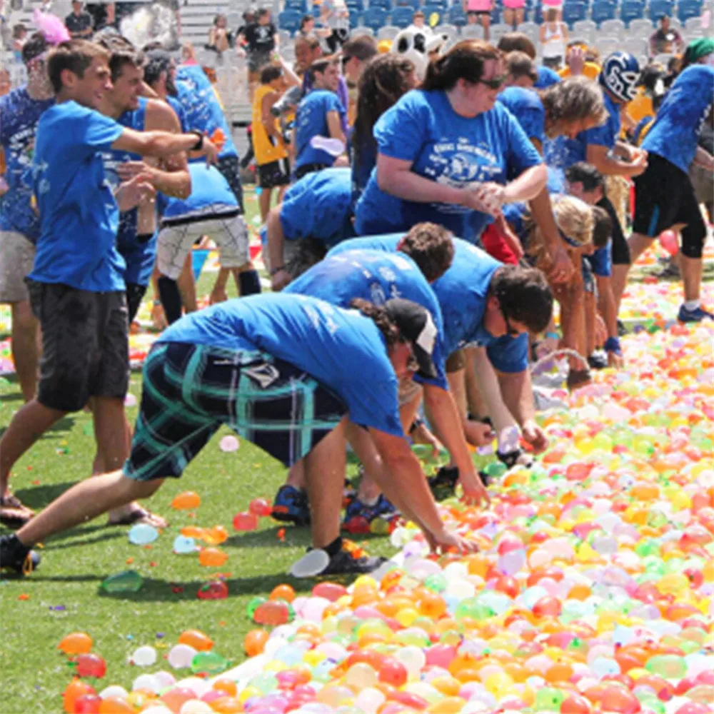 Lot de ballons en latex, 111 pièces/sac, remplis d'eau, jouet, jeu d'été