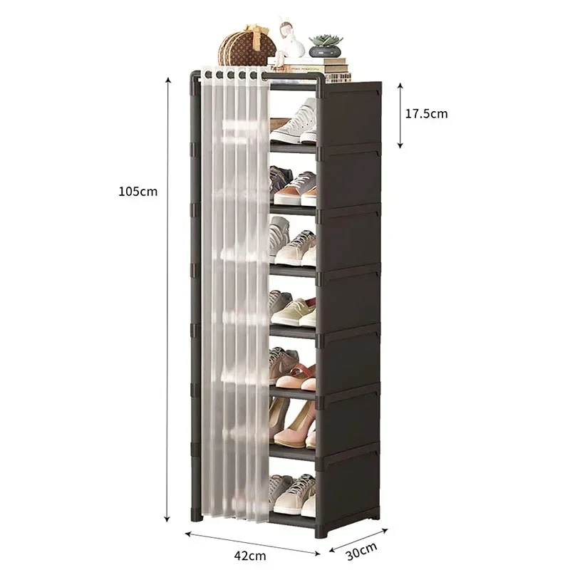 Household Shoerack for Closet Shoe-shelf Shoes Storage Rack Wardrobe Shelves Rotating Round Shoe Stretcher Organizers Mats