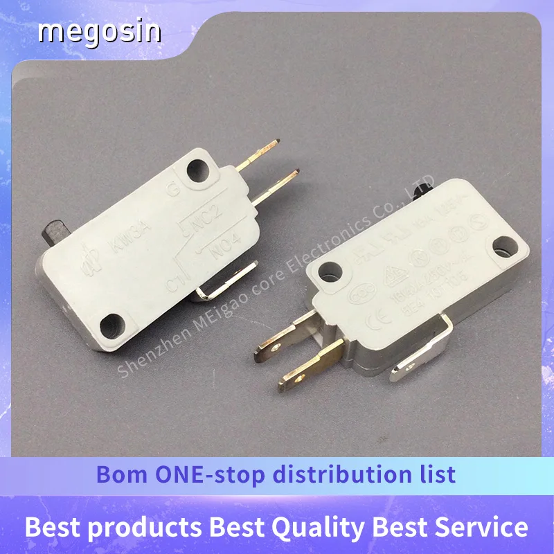 5PCS/LOT KW3A rice cooker accessory three-pin microswitch Rice cooker switch 16A 250V silver-plated pins silver contacts
