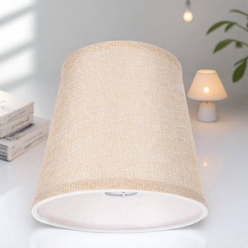 Elegant Cloth Fabric Lampshade for Pendant Lamp E14 Lampshade Multi Function Lamp Cover Dust Protection Sturdy Construction