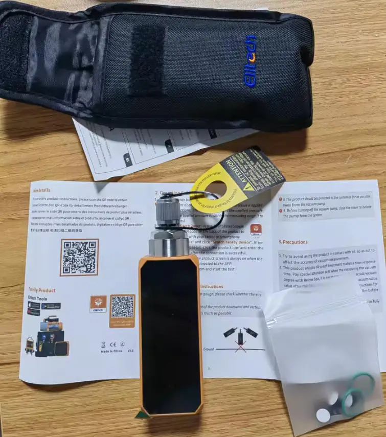 

GW-Mini Vacuum For Gauge Micron Digital Micron Gauge Refrigeration Vacuum Tester Accurate Measurement