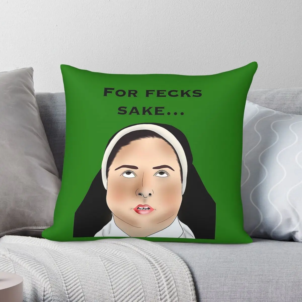 Derry Girls Sister Michael Square Pillowcase Polyester Linen Velvet Pattern Zip Decorative Throw Pillow Case Car Cushion Cover