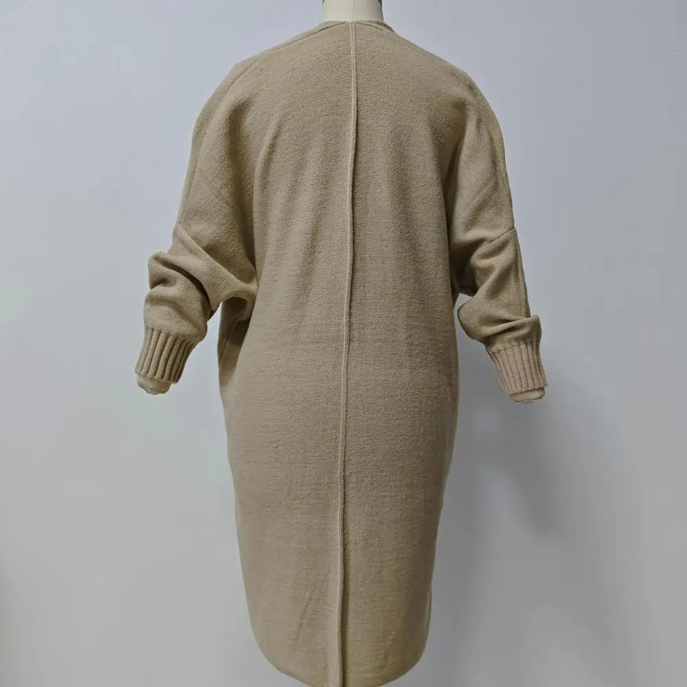 

Autumn Ladies Cardigan 2025 Women Loose Knitting Sweater Long Knit Cardigan Large Size Female Leisure Cashmere Sweaters Coat